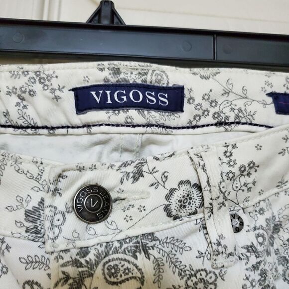 Vigoss jeans size 28 floral paisley jagger Skinny - Picture 8 of 9